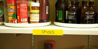 Organize and label your pantry